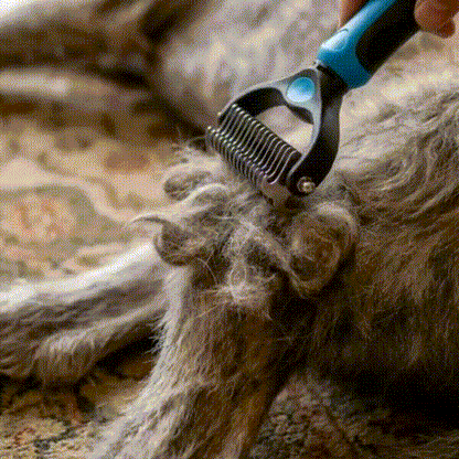 FurMaster™– Professionelle 2-in-1-Bürste zum Entfernen von Haaren und Verfilzungen
