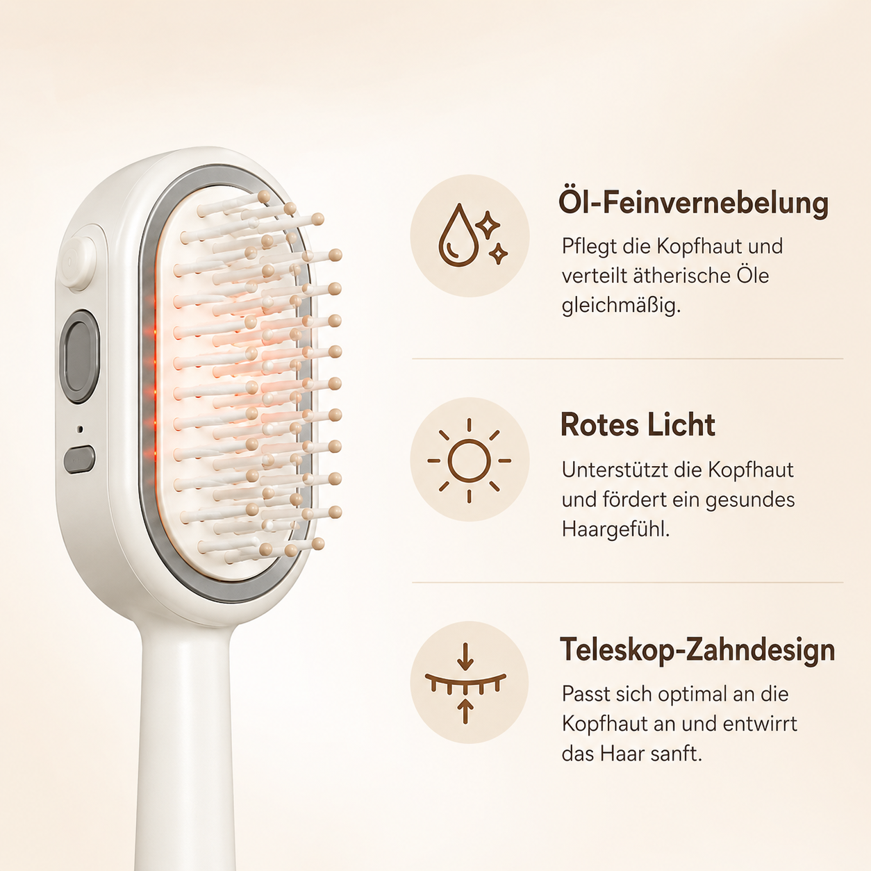Glanzbürste Pro™ - Hochwertiger Haarkamm