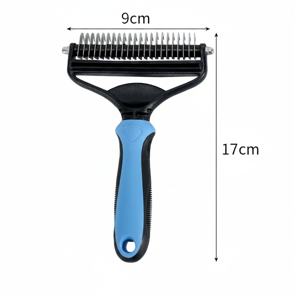 FurMaster™– Professionelle 2-in-1-Bürste zum Entfernen von Haaren und Verfilzungen