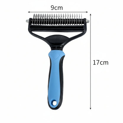 FurMaster™– Professionelle 2-in-1-Bürste zum Entfernen von Haaren und Verfilzungen
