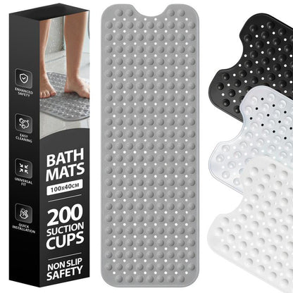 Trittsicher Badematte™ 100 x 40CM  – Starke Saugnäpfe | 6 Farben