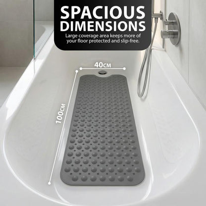 Trittsicher Badematte™ 100 x 40CM  – Starke Saugnäpfe | 6 Farben