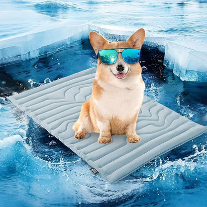 FrostPfote™ - Selbstkühlende Hundematte für heiße Sommertage